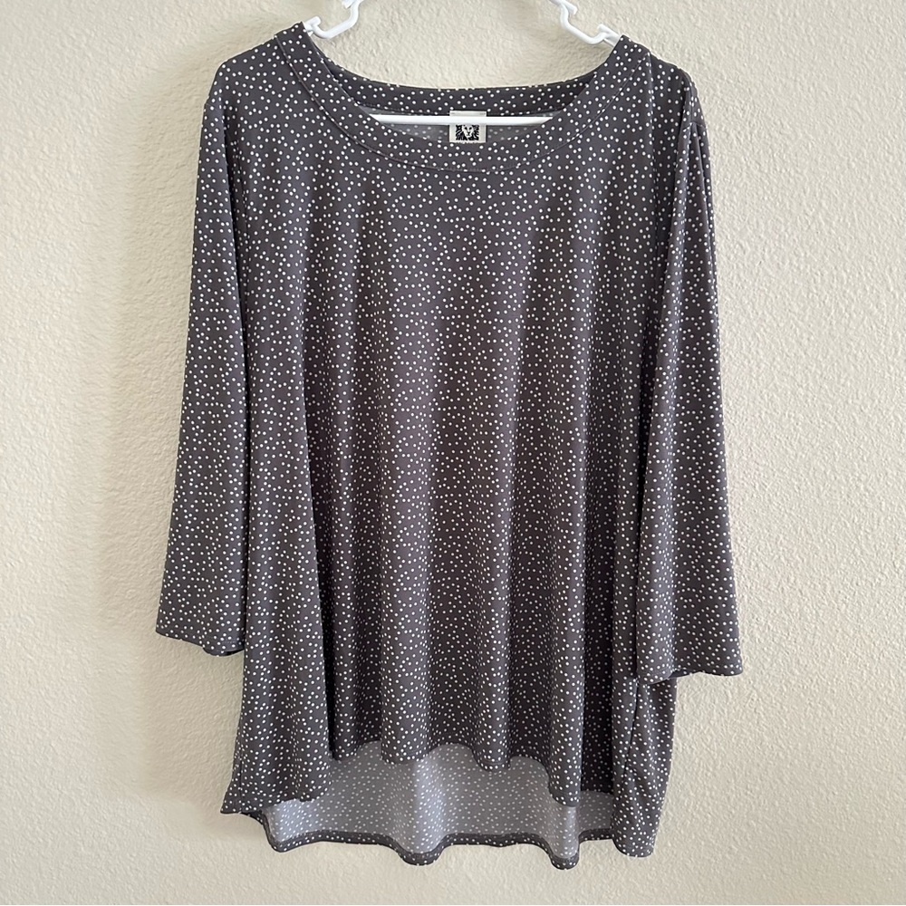 Anne Klein Polka Dot Top